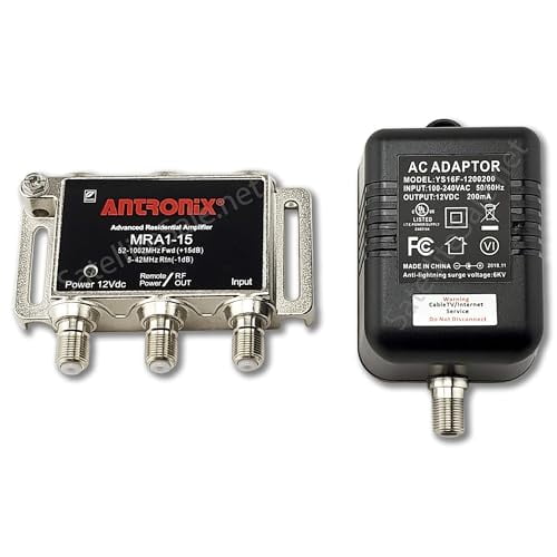 Antronix Rra1-10 Coaxial Catv 10db Return Amplifier Splitter