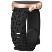 ANTSHARE Engraved Band Compatible with Samsung Galaxy Watch 6/5/4/Active 2 40mm 44mm/Watch 5 Pro 45mm/Watch 6 Classic/Watch 3 41mm Women, 20mm Cute Soft Silicone Sport Strap