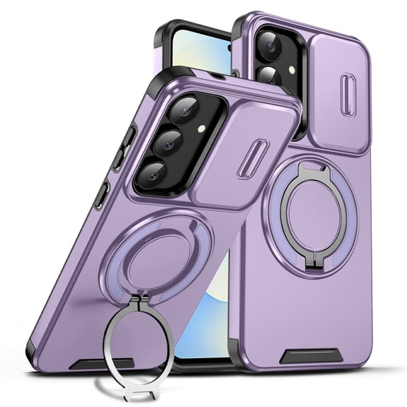 ANTSHARE for Samsung Galaxy S26FE Case with Stand, Heavy Duty Shockproof Cases with Camera Cover, Phone Case for Samsung Galaxy S26FE