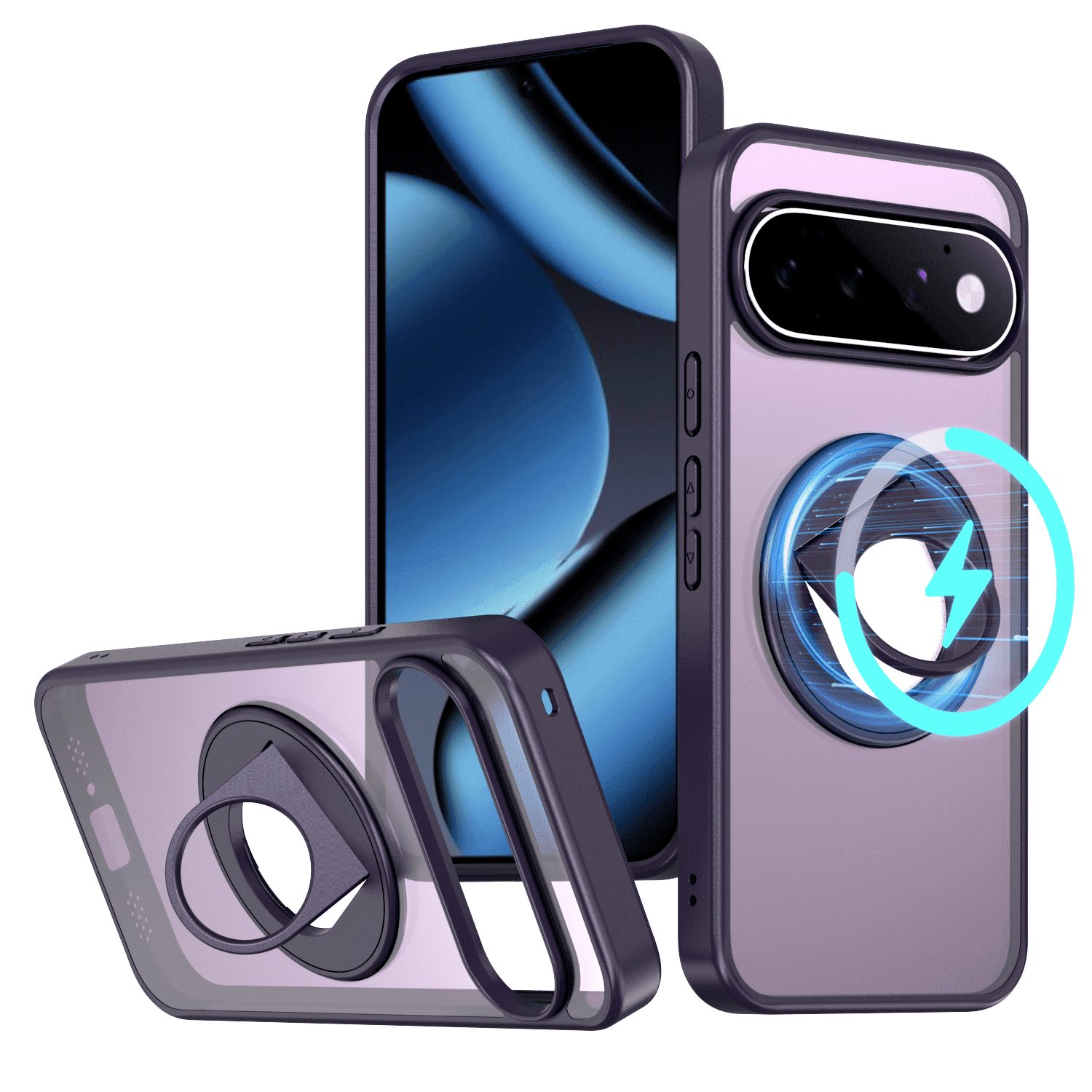 ANTSHARE Magnetic Ring Stand Phone Case for Google Pixel 11/Pixel 11 ...