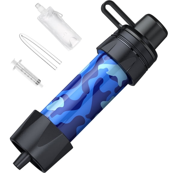 ANTSHARE Portable Water Filter Straw Mini Water Purifier Survival Gear for Emergencies, Hiking, Camping, Disaster Preparation(1 PACK)