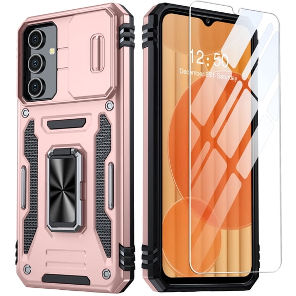ANTSHARE for Samsung Galaxy A15 5G Case, Galaxy A15 Case with Screen Protectors Magnetic Kickstand Protective Case for Samsung A15 Heavy Duty Rugged Cell Phone Protective Cover