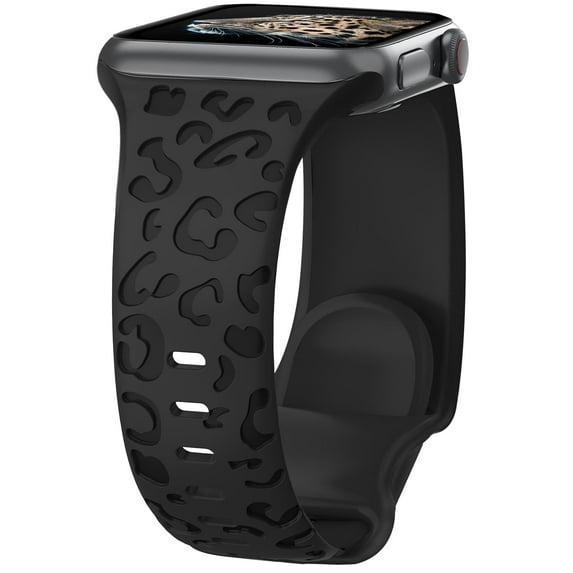 ANTSHARE Compatible with Apple Watch Band 38mm 40mm 41mm 42mm 44mm 45mm, Waterproof Cheetah Sport Silicone Strap Wristbands for iWatch Bands Series 11 10 9 8 7 6 5 4 3 2 1 SE3/2/1 Ultra3/2/1