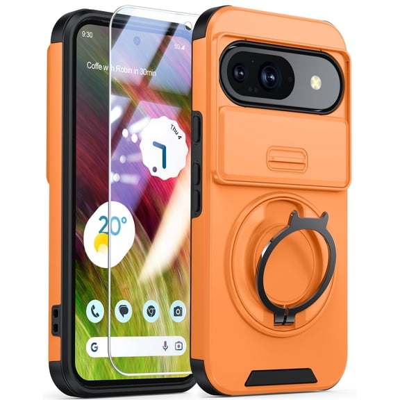 ANTSHARE for Google Pixel 10/ Pixel 10 Pro Case with Stand, Heavy Duty Shockproof Cases with Camera Cover, Phone Case for Google Pixel 10/ Pixel 10 Pro