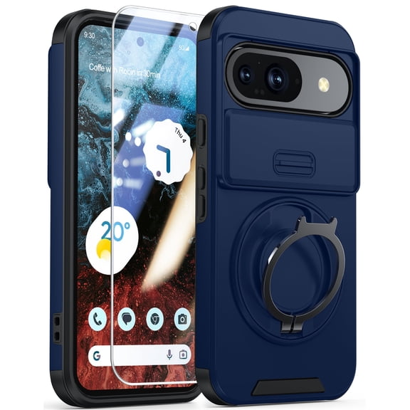 ANTSHARE for Google Pixel 10/ Pixel 10 Pro Case with Stand, Heavy Duty Shockproof Cases with Camera Cover, Phone Case for Google Pixel 10/ Pixel 10 Pro