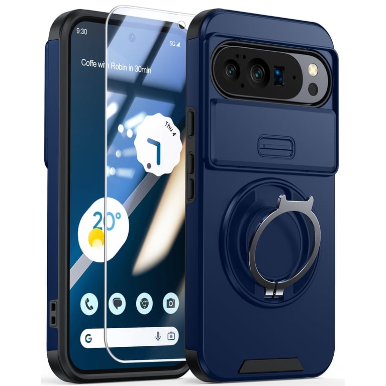 Antshare for Google Pixel 10 Pro XL Case with Stand, Heavy Duty Shockproof Cases with Camera Cover, Phone Case for Google Pixel 10 Pro XL 6.8 Inches