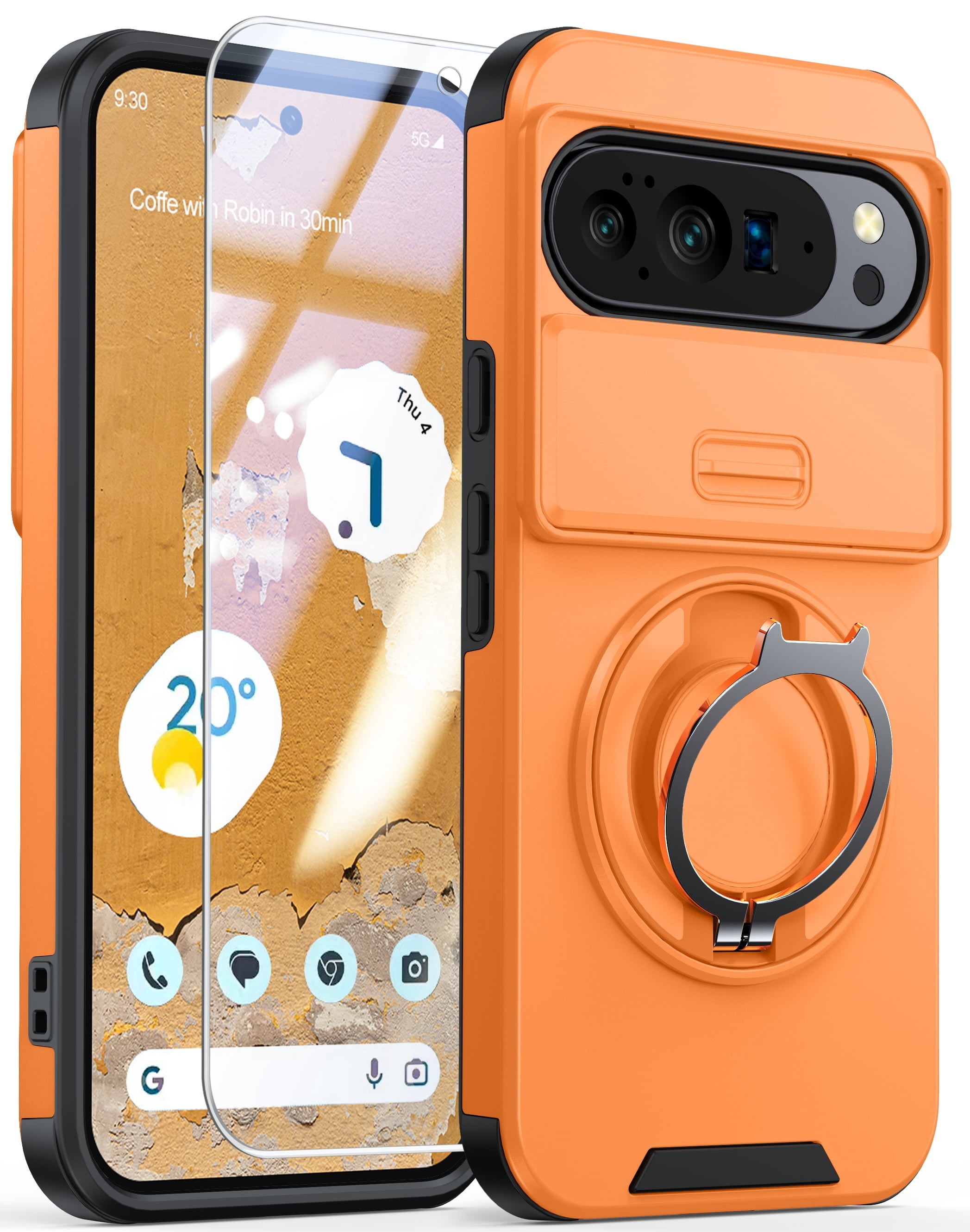 Funda Para Google Pixel 6 Pro Rosa Dorado Uso Rudo Protec-02 | Meses Sin Interés