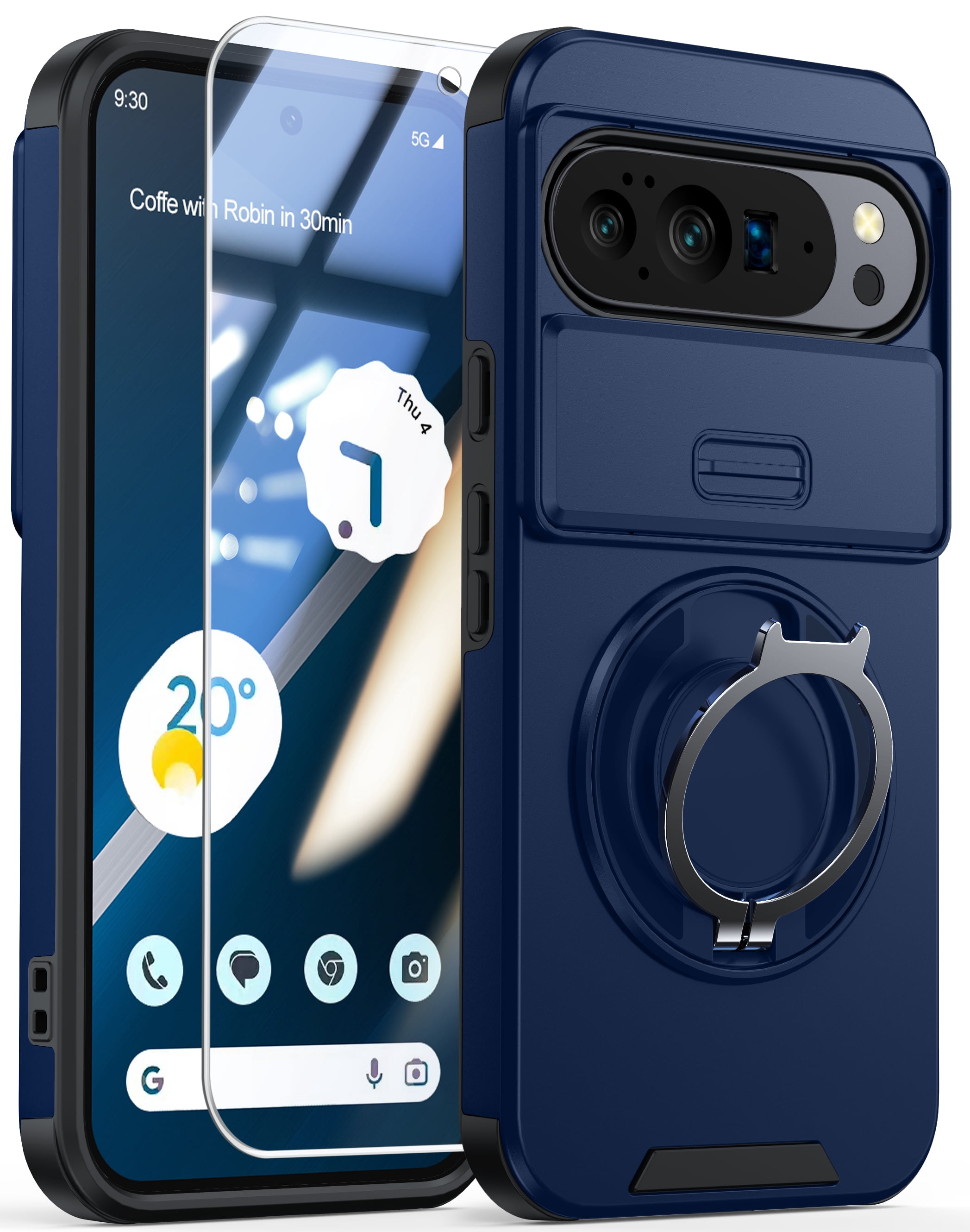 Funda Mate Antihuellas Para Google Pixel 10 Pro XL - Protección Antigolpes, Agarre Seguro