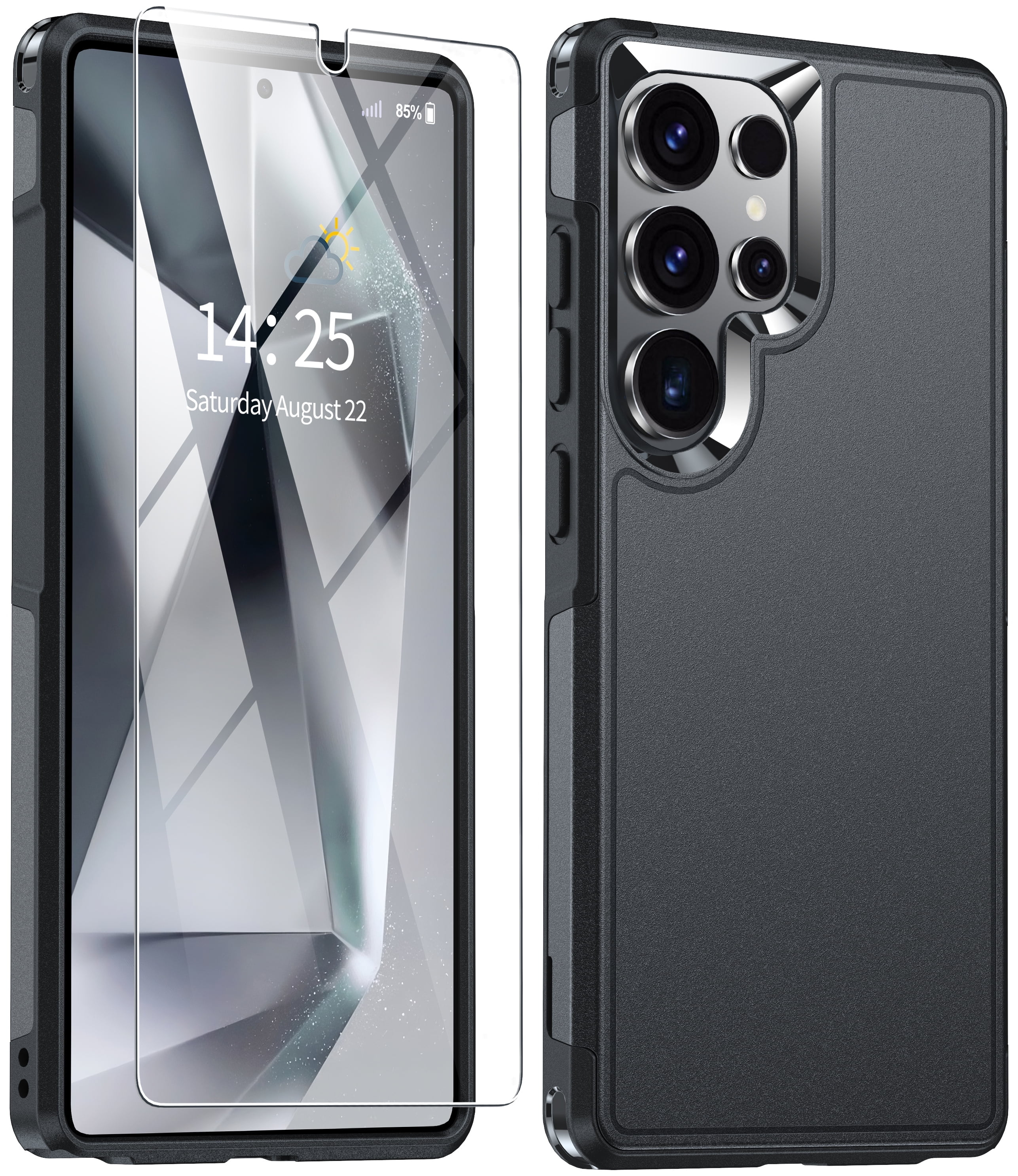 ANTSHARE for Samsung Galaxy S25 Ultra Case, 1* [Tempered Glass Screen