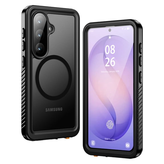 ANTSHARE Magnetic for Samsung Galaxy S26 Case, Waterproof with Built in Screen Protector & Camera Protection, [Compatible with MagSafe] Full Body Rugged Phone Case 6.3''-Matte Black