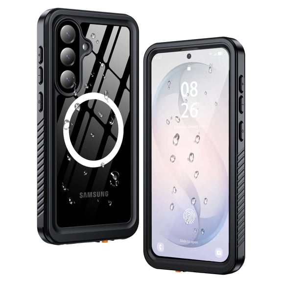 ANTSHARE Magnetic for Samsung Galaxy S26 Plus Case, Waterproof with Built in Screen Protector & Camera Protection, [Compatible with MagSafe] Full Body Rugged Phone Case 6.7''-Black