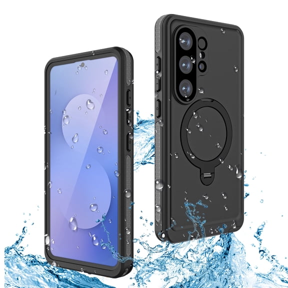 ANTSHARE Magnetic for Samsung Galaxy S26 Ultra Case Waterproof, Ring Invisible Stand Shockproof Protective Phone Case 6.9''