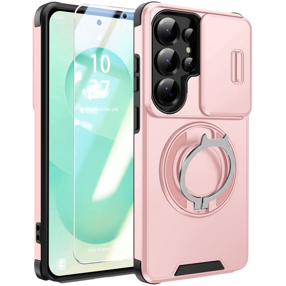 ANTSHARE for Samsung Galaxy S26 Ultra Case with Stand, Heavy Duty Shockproof Cases with Camera Cover, Phone Case for Samsung Galaxy S26 Ultra