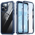 thumbnail image 1 of ANTSHARE For iPhone 14 Pro Max Case, Built-in 9H Screen Protector, Full Body Protective Shockproof Cover For iPhone 14 Pro Max-Blue, 1 of 6