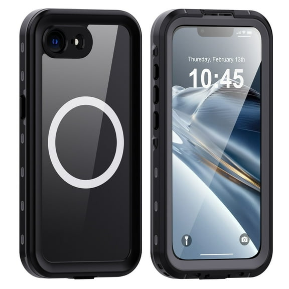 ANTSHARE for iPhone 16e Case Waterproof, with IP68 Underwater & Magnetic, Built-in Screen Protector, Full-Body Protective Phone Case for iPhone 16e 2025