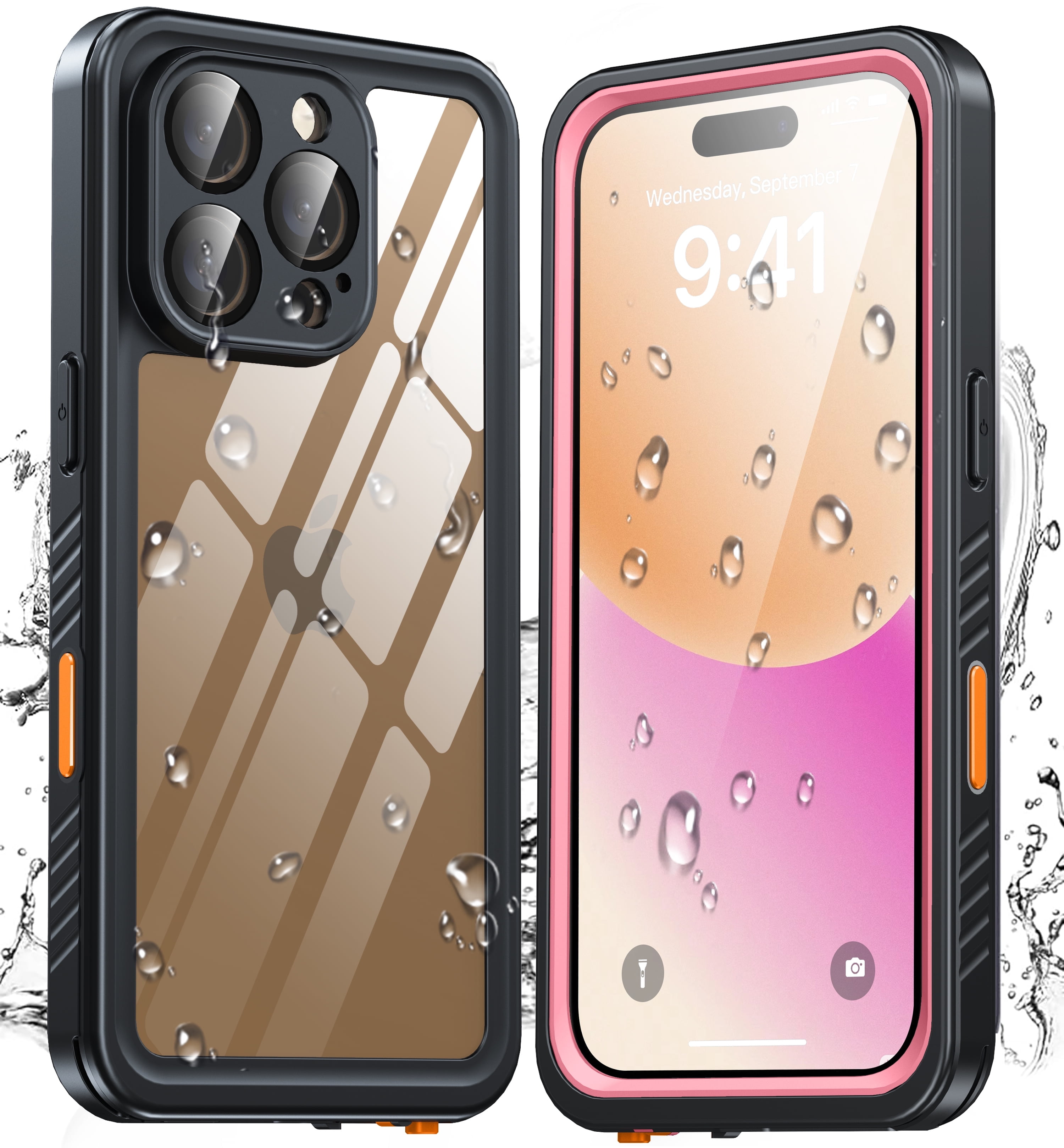 ANTSHARE For iPhone 16 Pro Case, Waterproof Built-in Screen - Main Image