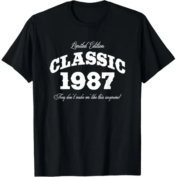 ANUNSHIRT 38 Year Old Vintage Classic Car 1987 38Th Birthday T-Shirt Unisex S-5XL Hot Trending Shirt, Vintage Birthday Gift