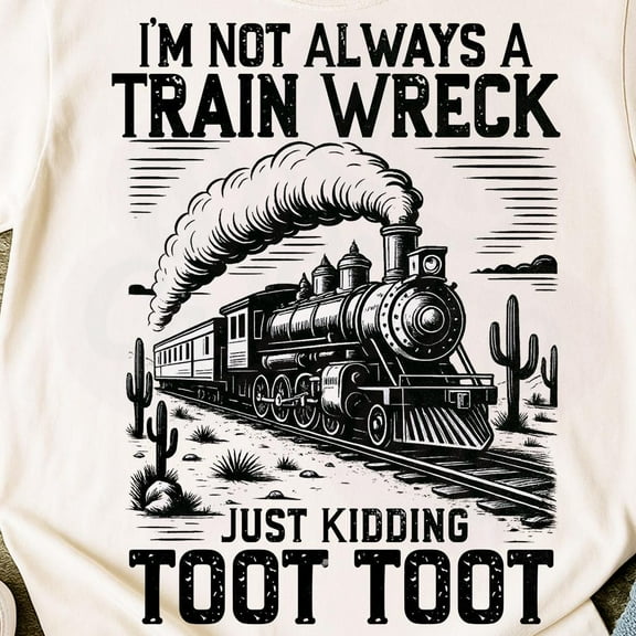 ANUNSHIRT I'M Not Always A Train Wreck Just Kidding Toot Shirt, Funny Train Quote, Hot Mess Trainwreck Shirt, Trendy Shirt Unisex S-5XL Hot Trending Shirt, Vintage Birthday Gift