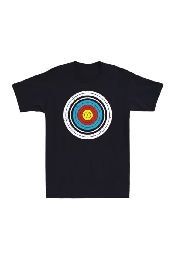 Archery Target Prank Funny Center Of A Target Prank Gift Vintage Men's T-Shirt Unisex S-5XL Hot Trending Shirt, Vintage Birthday Gift