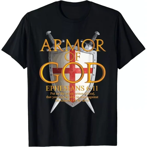 ANUNSHIRT Armor Of God Ephesians Bible Verse Religious Christian T-Shirt Unisex S-5XL Hot Trending Shirt, Vintage Birthday Gift