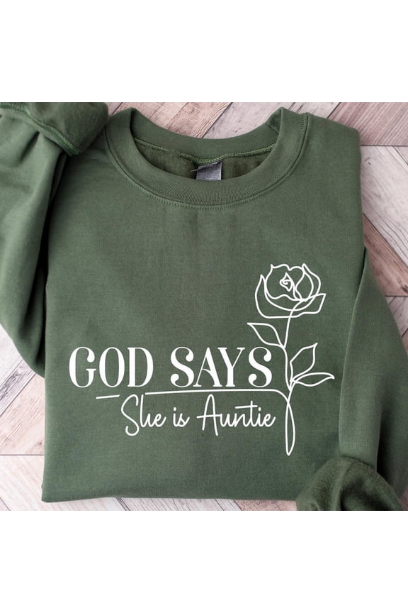 She Is Auntie Shirt, Christian Auntie Shirt, Aunt Shirt, Auntie Shirt, New Aunt Gift, Gift For Aunt, Blessed Auntie Shirt, New Aunt Shirt Unisex S-5XL Hot Trending Shirt