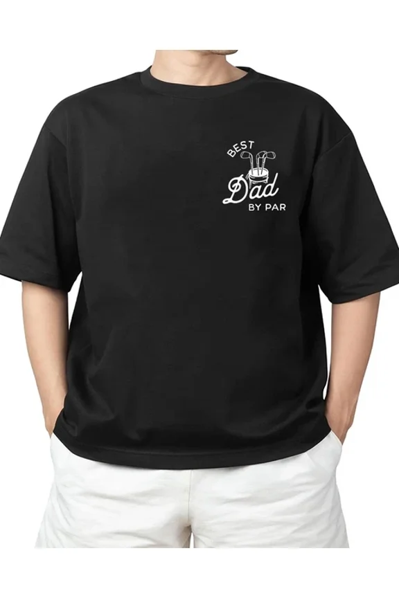 Best Dad By Par Funny Fathers Day Golf Dad Club Golf Lovers T-Shirt Unisex S-5XL Hot Trending Shirt, Vintage Birthday Gift