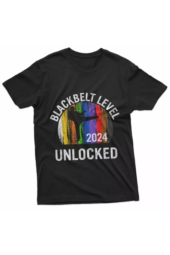 Black Belt Men Achievement Martial Arts Karate Boys T-Shirt Unisex S-5XL Hot Trending Shirt, Vintage Birthday Gift