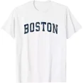 thumbnail image 1 of ANUNSHIRT Boston Massachusetts Ma Vintage Sports Design Navy Design T-Shirt Unisex S-5XL Hot Trending Shirt, Vintage Birthday Gift, 1 of 3