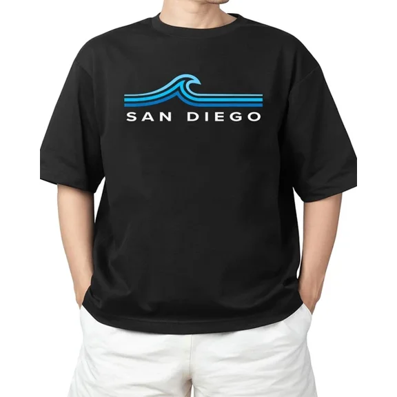 ANUNSHIRT California Souvenir Waves Vintage Mens Womens T-Shirt Unisex S-5XL Hot Trending Shirt, Vintage Birthday Gift
