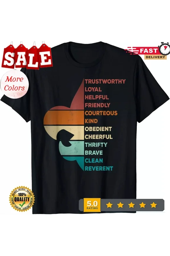 Cool Retro Vintage Style Scouting Law Gift T-Shirt Unisex S-5XL Hot Trending Shirt, Vintage Birthday Gift