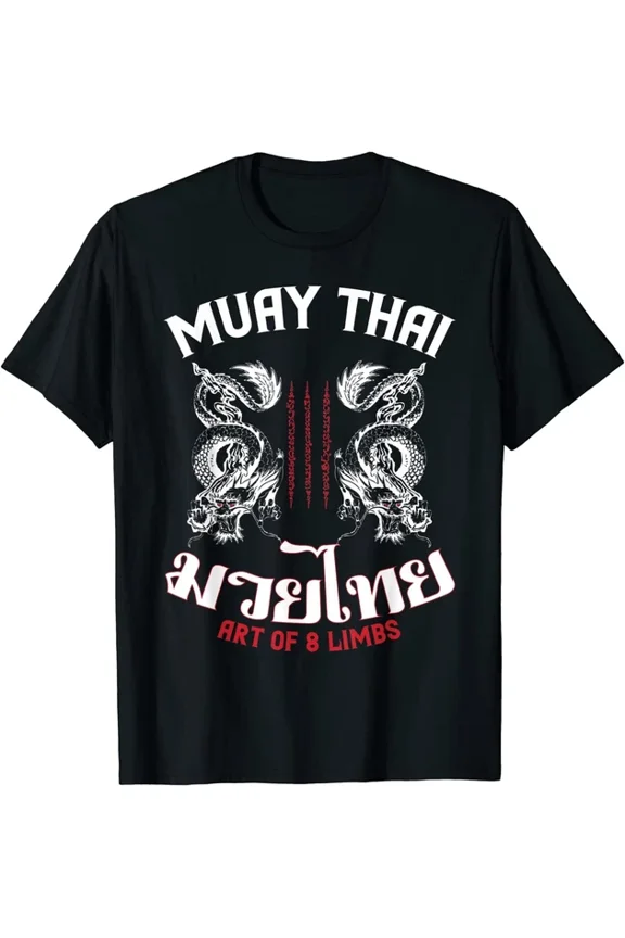 Dragon Muay Thai Shirt Cool Design Great Gift Idea Tee Unisex S-5XL Hot Trending Shirt, Vintage Birthday Gift
