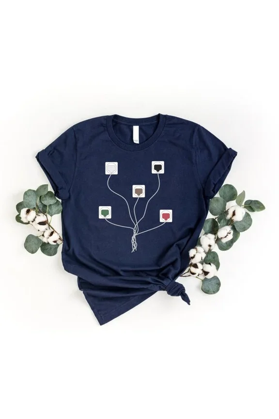 Ekg Leads Cheat Sheet Shirt, Telemetry Technician Shirt, Nursing Ecg Tshirt, Unisex S-5XL Hot Trending Shirt, Vintage Birthday Gift