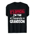 thumbnail image 1 of ANUNSHIRT Ewh It'S Official I'M The Favorite Grandson Funny T-Shirt Unisex S-5XL Hot Trending Shirt, Vintage Birthday Gift, 1 of 3