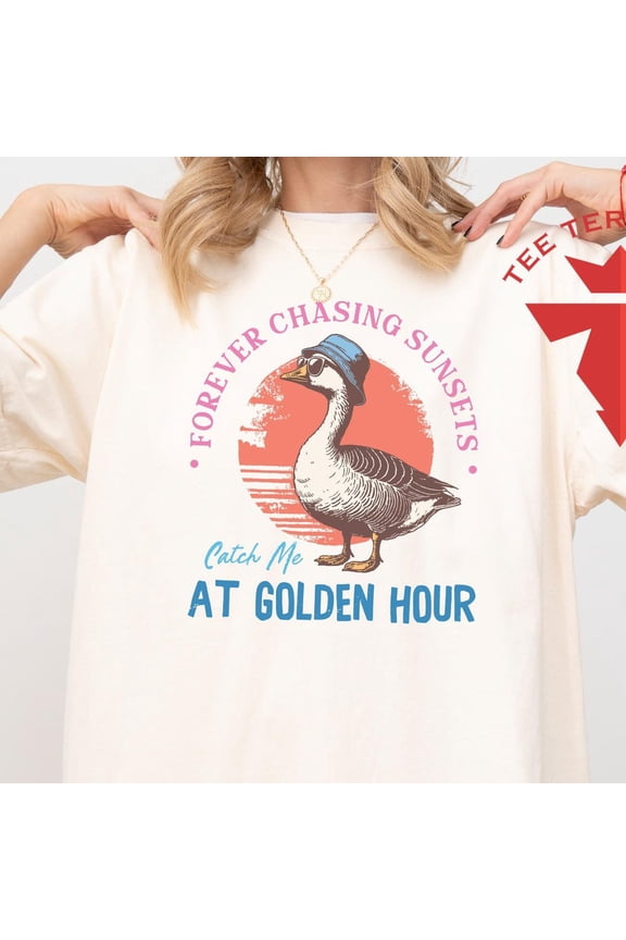 Forever Chasing Sunsets Shirt, Cute Summer T-Shirt, Vacation Shirt, Beach T-Shirt, Girls Summer Party Tee, Mothers Day Tee Unisex S-5XL Hot Trending Shirt, Vintage Birthday Gift