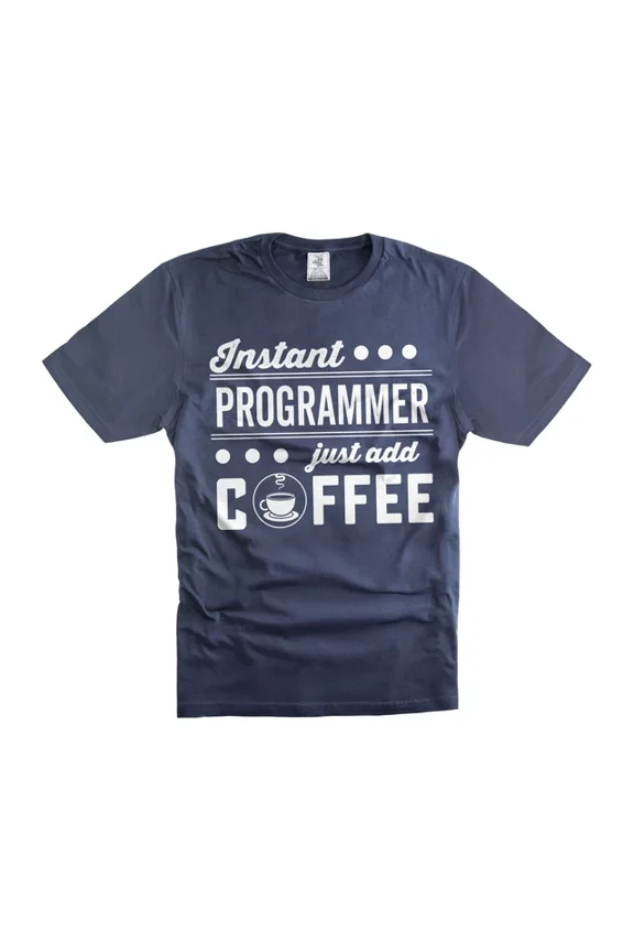 Funny Programmer Tee - Instant Programmer Just Add Coffee Shirt Coding Gifts Unisex S-5XL Hot Trending Shirt, Vintage Birthday Gift