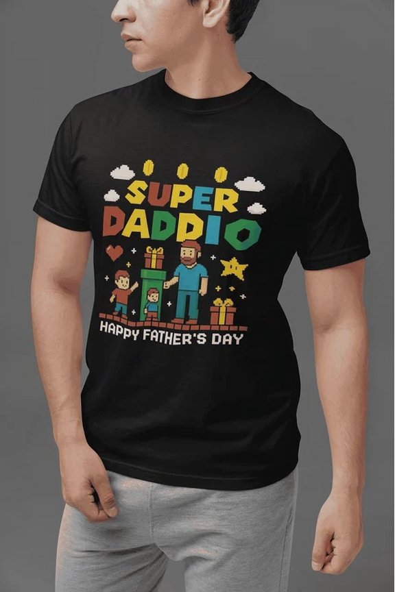 Funny Super Daddio Father'S Day Tee, Gift For Dad, Men'S Graphic T-Shirt Unisex S-5XL Hot Trending Shirt, Vintage Birthday Gift