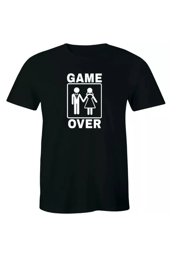 Game Over Funny Wedding Night Wife Husband Ma Tee Unisex S-5XL Hot Trending Shirt, Vintage Birthday Gift