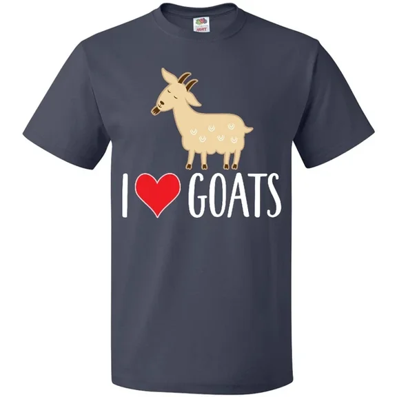 ANUNSHIRT Goat Cute I Love Goats Farm Animal T-Shirt Lover Farmer Animals Gift Unisex S-5XL Hot Trending Shirt, Vintage Birthday Gift