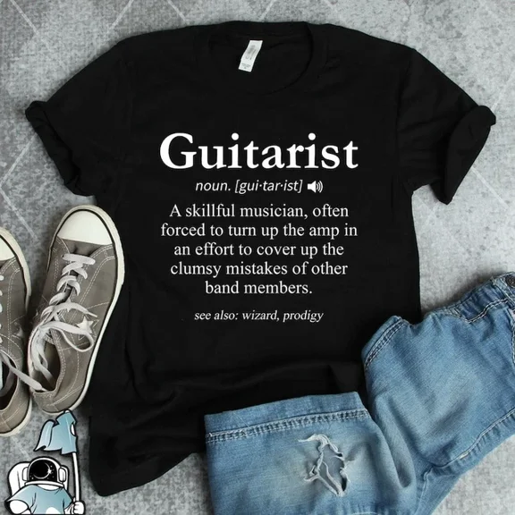 ANUNSHIRT Guitarist Definition Shirt, Guitarist Shirts, Guitar Gifts, Guitar Player Shi... Unisex S-5XL Hot Trending Shirt, Vintage Birthday Gift