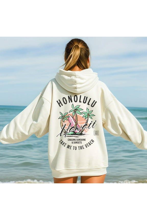 Honolulu Shirt, Hawaii Shirt, Trendy Beach Shirt, Shirt, Aloha State Beach Pullover, Trendy Clothing, Gifted Shirts Unisex S-5XL Hot Trending Shirt, Vintage Birthday Gift