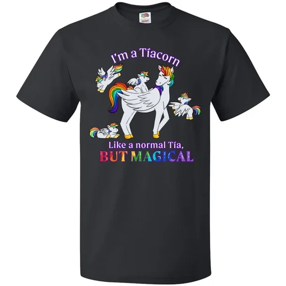 ANUNSHIRT I'M A Tiacorn, Like A Normal Tia, But Magical T-Shirt Unicorns Cute Unisex S-5XL Hot Trending Shirt, Vintage Birthday Gift