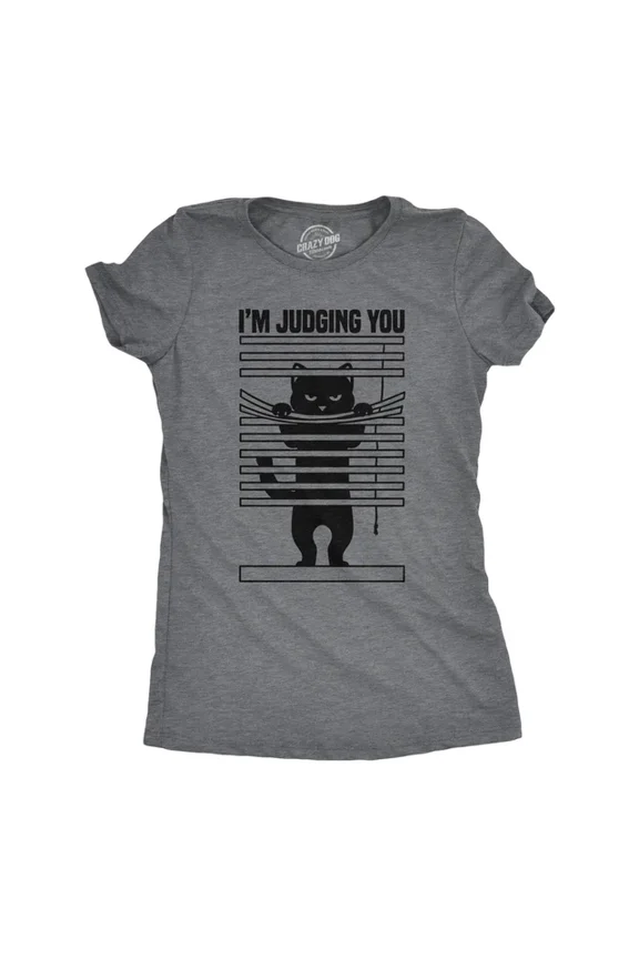 Im Judging You Funny T Shirts Kitten Graphic Tee Unisex S-5XL Hot Trending Shirt, Vintage Birthday Gift