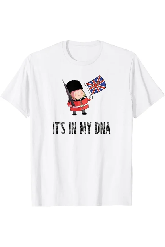 It'S In My Dna British Soldier England Uk Britain Union Jack T-Shirt Unisex S-5XL Hot Trending Shirt, Vintage Birthday Gift