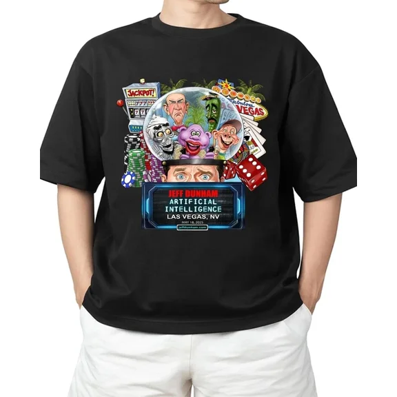 ANUNSHIRT Jeff Dunham Las Vegas, Nv (2025) T-Shirt Unisex S-5XL Hot Trending Shirt, Vintage Birthday Gift