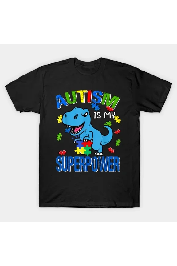 Kids Autism Is My Superpower Funny Awareness Boy Toddler T-Shi Unisex S-5XL Hot Trending Shirt, Vintage Birthday Gift