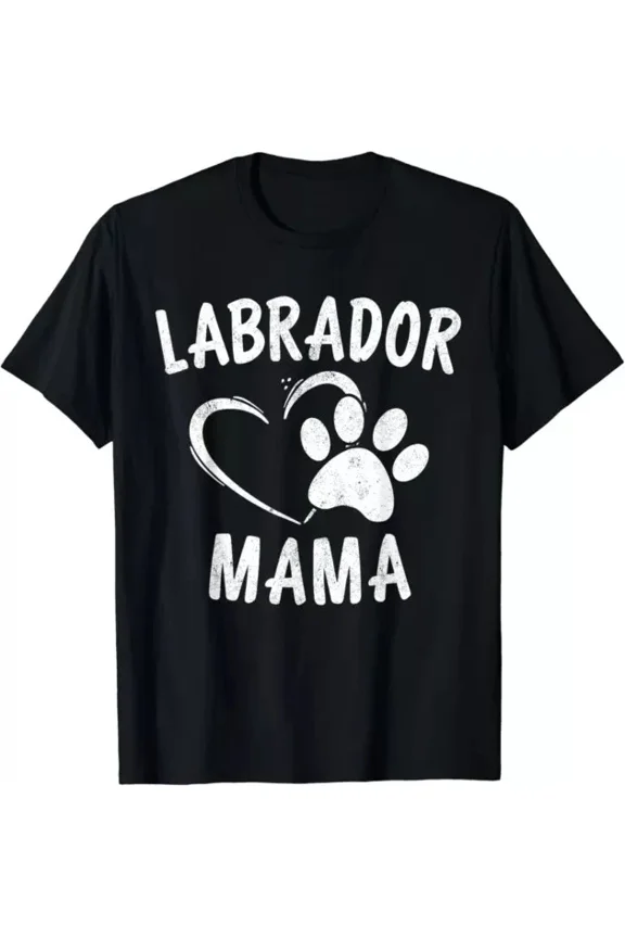 Labrador Mama Gift Black Golden Lab Mom Apparel Dog Owner Tee Unisex S-5XL Hot Trending Shirt, Vintage Birthday Gift