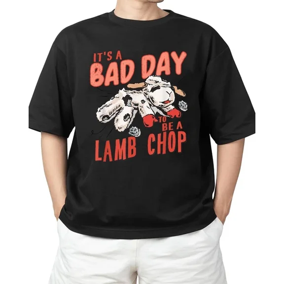 ANUNSHIRT Lamp It'S Bad Day To Be A Lamb Chop Saying Vintage T-Shirt Unisex S-5XL Hot Trending Shirt, Vintage Birthday Gift