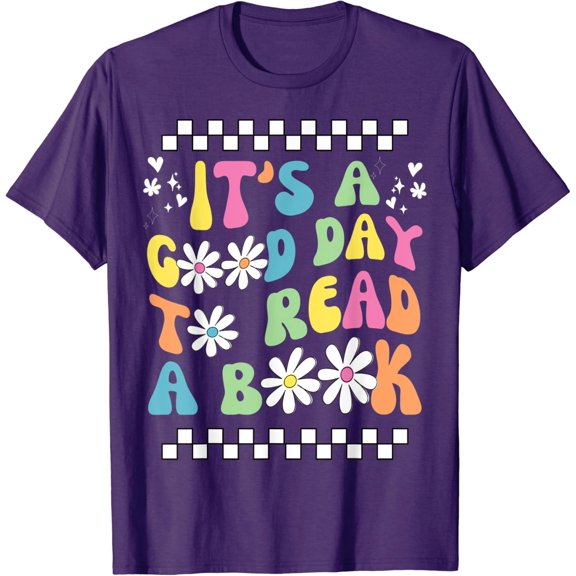 ANUNSHIRT Library Lovers It'S Good Day To Read Book Groovy Reading T-Shirt Unisex S-5XL Hot Trending Shirt, Vintage Birthday Gift