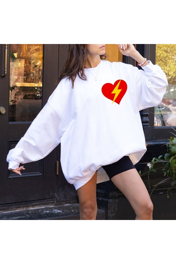 Love Bolt Shirt, La Style Clothing, Retro Lightning Bolt Apparel, 90S Style Crewneck, Y2K Shirt, Surfer Nation Gift, Surfing Unisex S-5XL Hot Trending Shirt, Vintage Birthday Gift