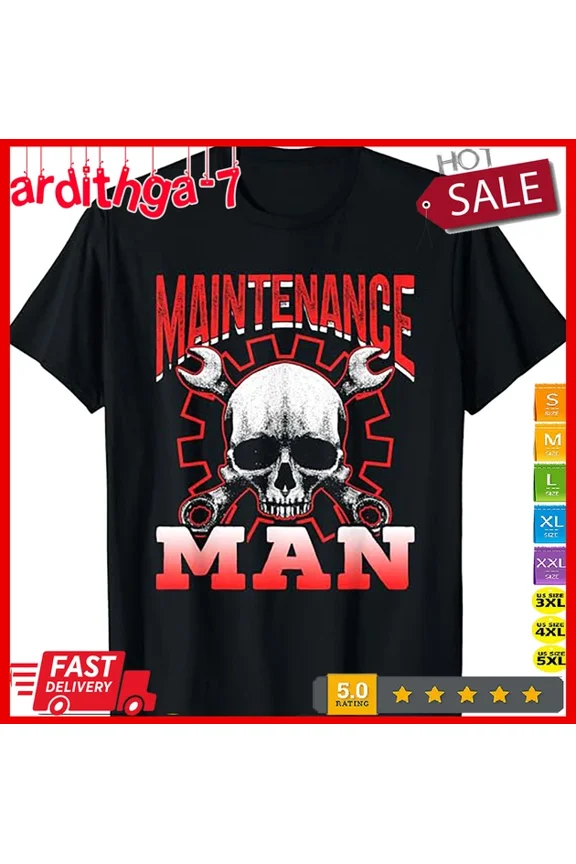 Maintenance Man Worker Technician Job Men Maintenance Man T-Shirt Unisex S-5XL Hot Trending Shirt, Vintage Birthday Gift